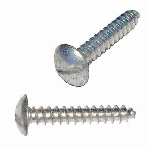 TTS658 #6 X 5/8" Truss Head, Slotted, Tapping Screw, Type A, Zinc